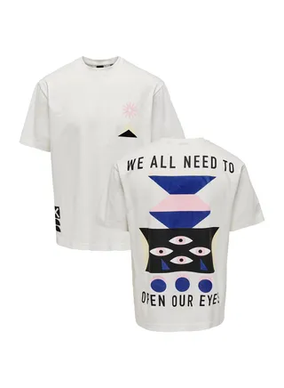 Graphic Printed Crew Neck T-Shirt