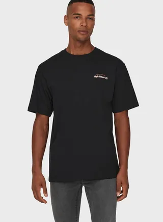 Graphic Crew Neck T-Shirt
