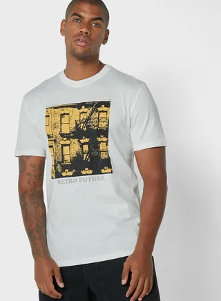 Graphic Crew Neck T-Shirt