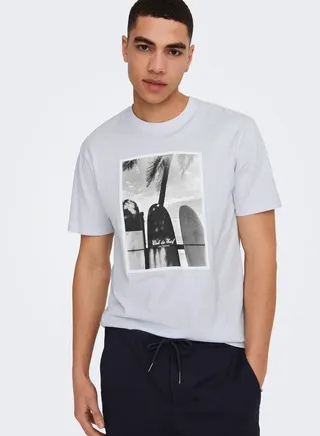 Graphic Printed Crew Neck T-Shirt