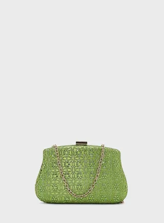 Magnet Lock Clutch Bag