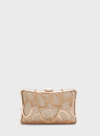 Metal Decor Evening Bag