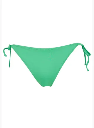Drawstring Sides Basic Bikini Bottoms