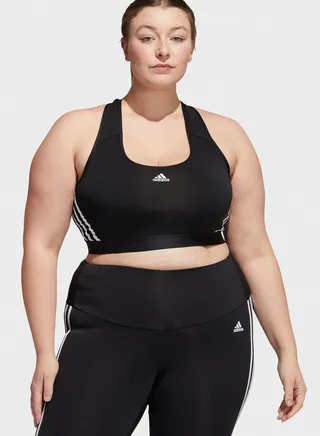 3 Stripe Power Logo Bra