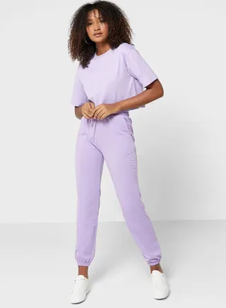 Crop T-Shirt & Joggers Set