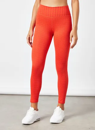 Dri-FIT Icon Clash Mid Rise Leggings Bright Red