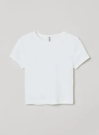 Crew Neck Crop Top