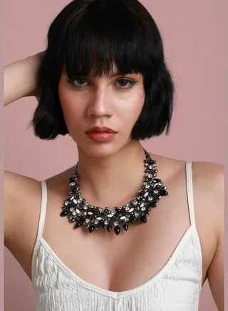 Trendy Designer Stone Party Wear Necklace For Women