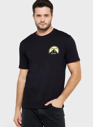 Graphic Crew Neck T-Shirt