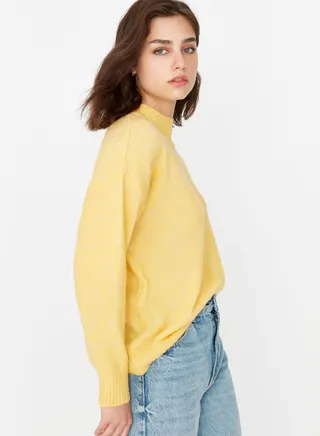 Crew Neck Knitted Sweater