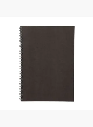 Planting Tree Paper Double Ring Notebook , Grey , B5 , 48 Sheets