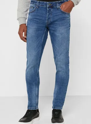 Loom Mid Wash Slim Fit Jeans