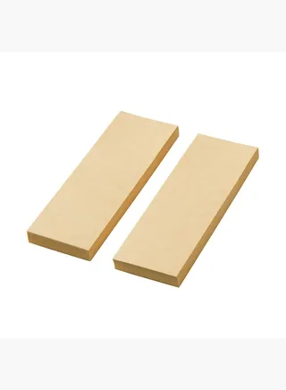 Half-finished Sticky Notes, 100 Sheets, W 7.5 x L 2.5 cm, Brown