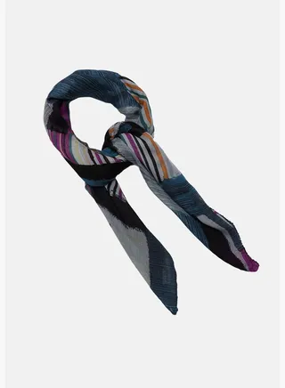 Cotton Plain Border Printed Head Scarf For Women