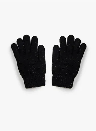 Knit Gloves Fleece Lined