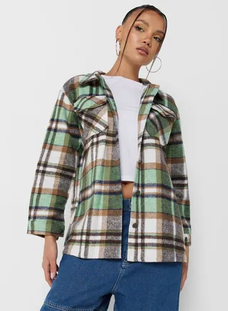 Flannel Check Jacket