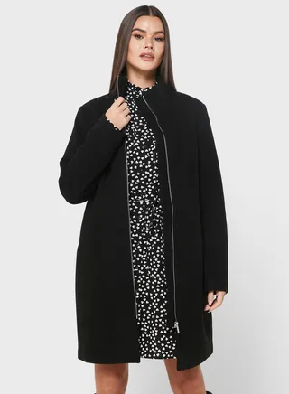 Zip Detail Coat