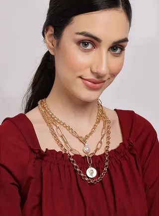 Pack of 3 God Plated Designer Chains