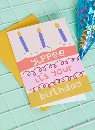 Yippee It'S Your Birthday Greeting Card