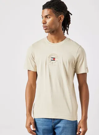 Slogan Crew Neck T-Shirt