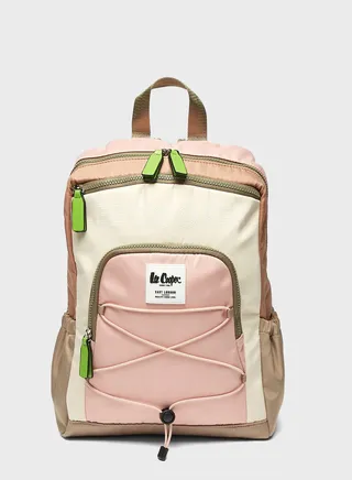 Top Handle Logo Backpack