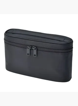 Nylon Hand Pouch, W 12.5 x D 20.5 x H 6 cm, Thin Black