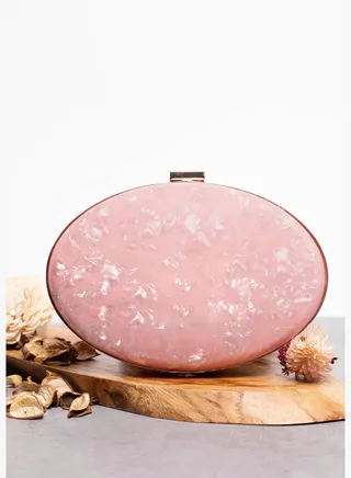 Solid Magnet Lock Clutch Bag