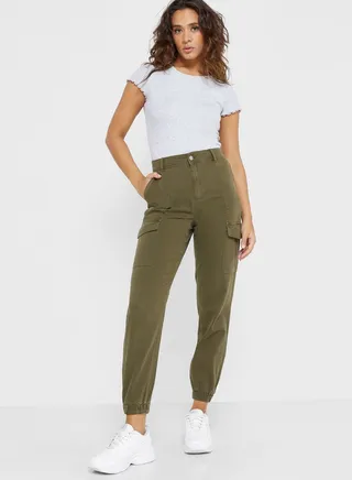 Pocket Detail Pants