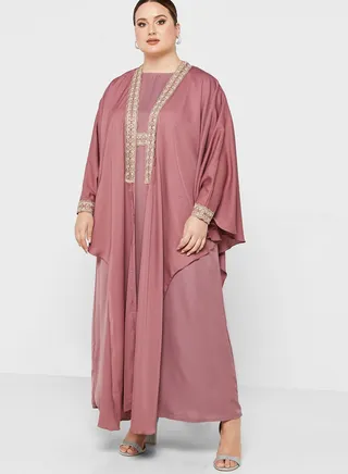 Embroidered Detail Abaya
