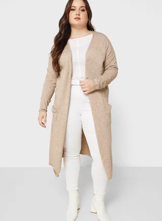 Pocket Detail Longline Cardigan