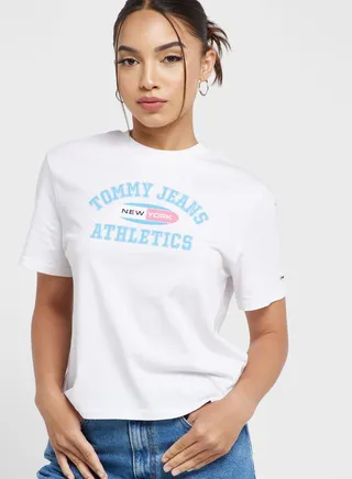 Crew Neck Logo Graphic T-Shirt