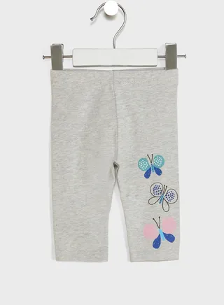 Kids Butterfly Printed Leggings