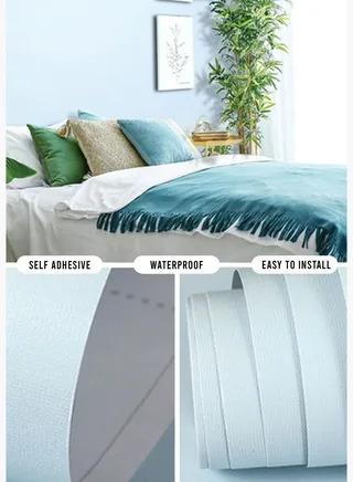 Simple Elegant Self Adhesive Home Decor Wallpaper Sticker (45cm*500cm)
