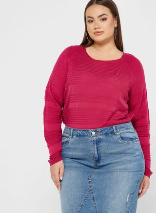 Round Neck Knitted Sweater