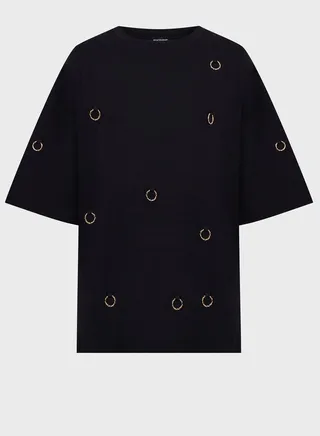 Embellished Round Neck T-Shirt