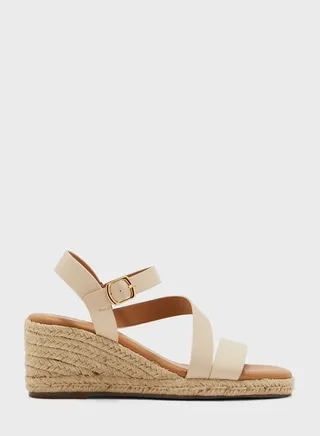 Oregano Mid Heel Wedge Sandals