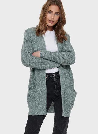 V-Neck Knitted Cardigan