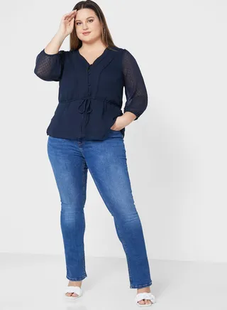 High Waist Flare Jeans