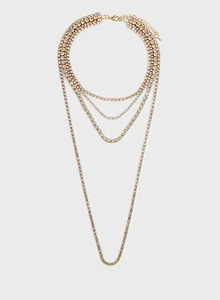 Layered Diamante Necklace
