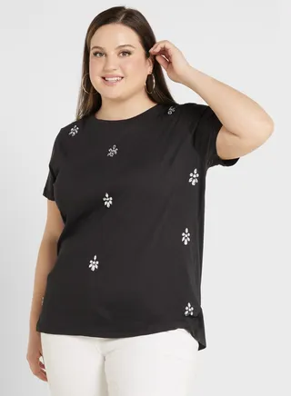 Crew Neck Printed T-Shirt