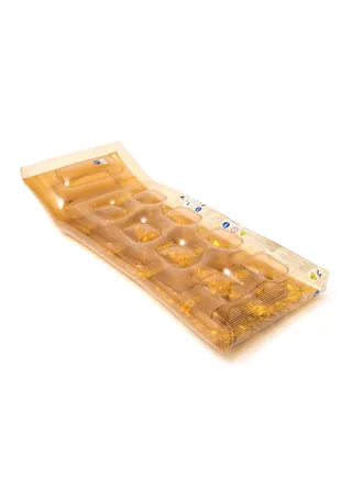 Disco Gold Retro Lie-On Inflatable Lilo Pool Float