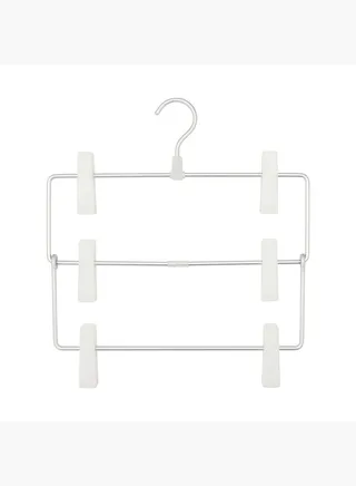 Aluminium Hanger, W 35 x D 3 x H 38.5 cm, Silver