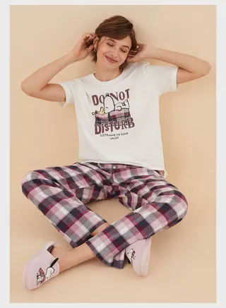 Crew Neck Pyjama T-Shirt