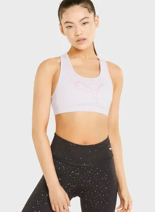 Mid Impact 4Keeps Graphic Bra