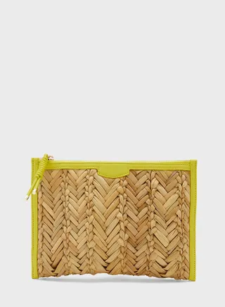 Ivelin Basket Weave Pouch