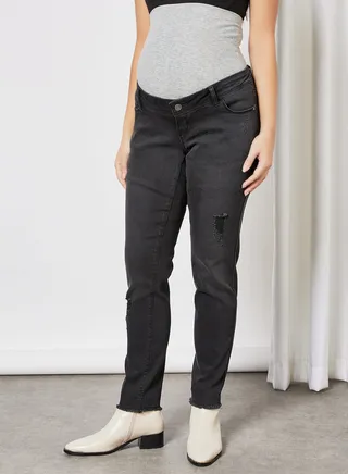 Maternity Slim Fit Jeans Black