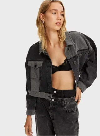 Pocket Detail Button Down Jacket