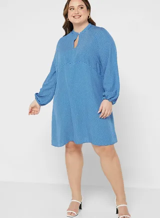 Printed Tiered Dress