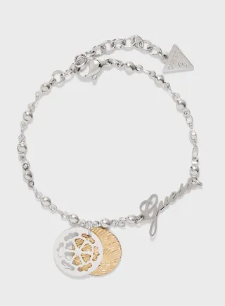 Chain And Double Coins Bracelet