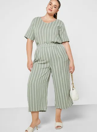 Striped Wide Leg Pants